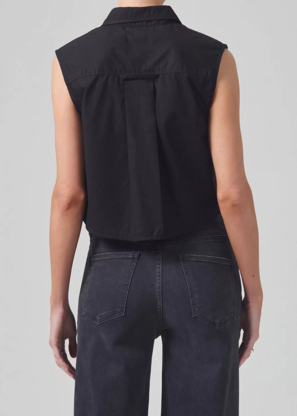 Citizens Of Humanity Anders Sleeveless Crop Black Hot