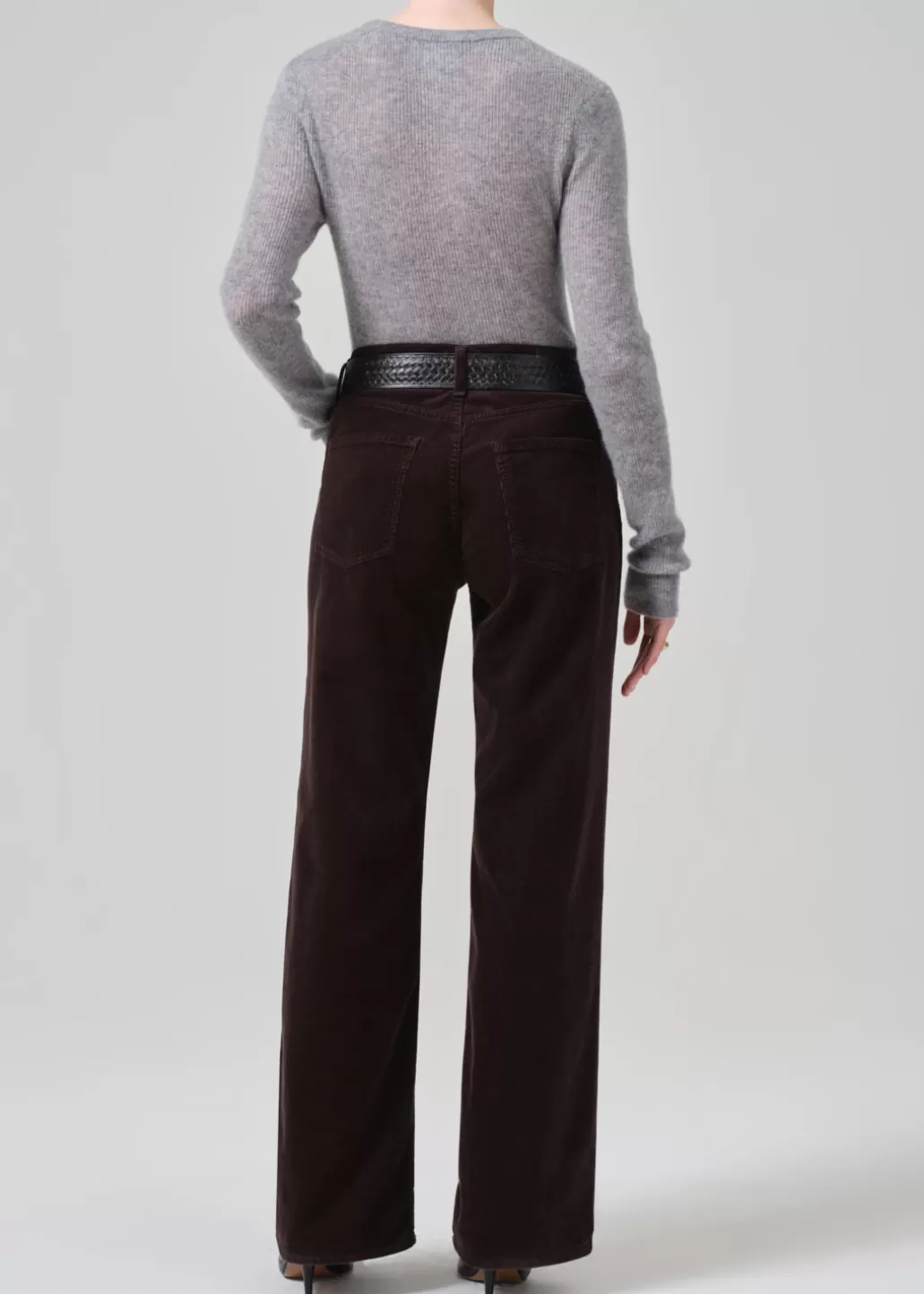 Citizens Of Humanity Annina High Rise Wide Leg 33" Corduroy Clove Shop