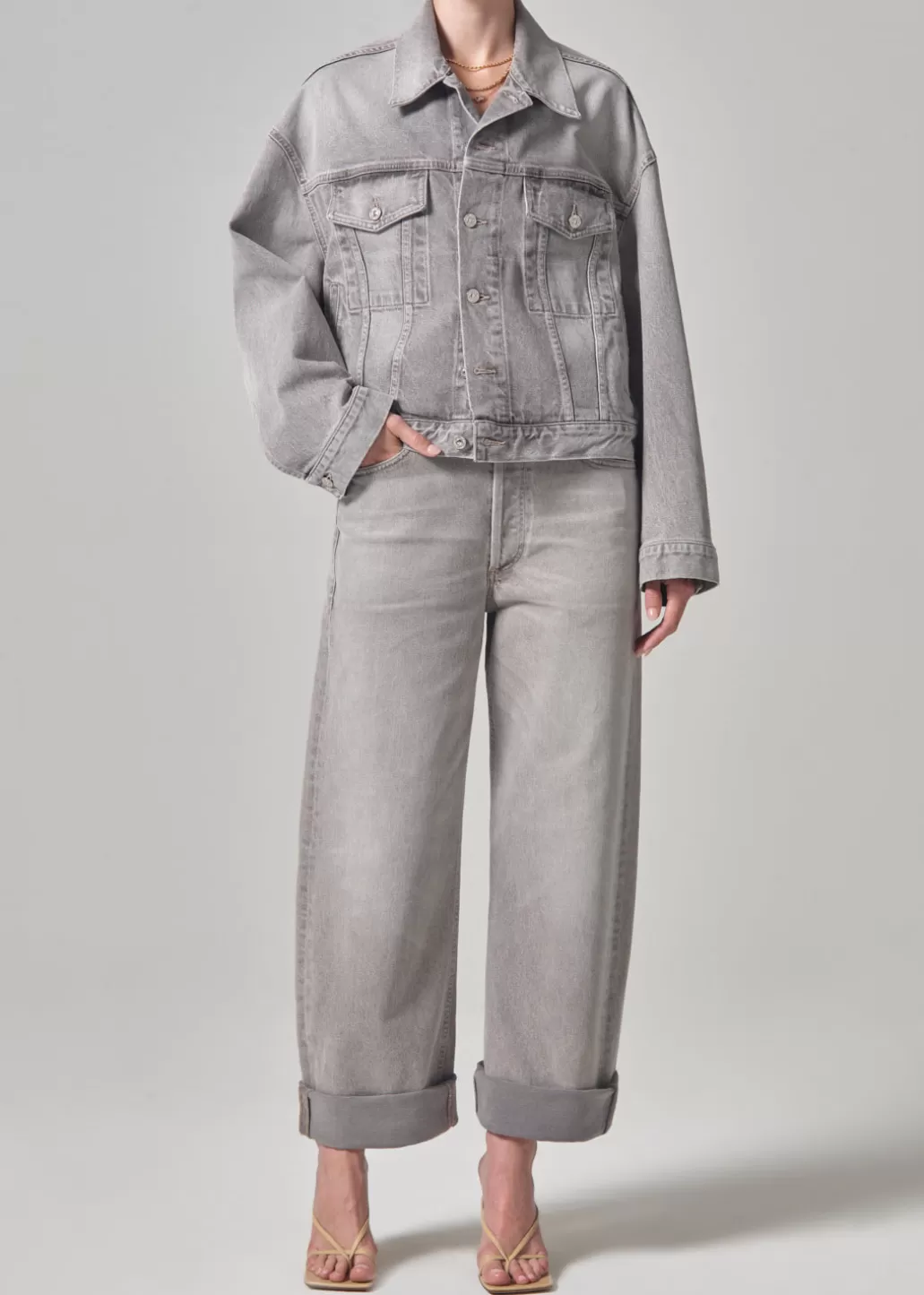 Citizens Of Humanity Ayla Baggy Quartz Grey Online