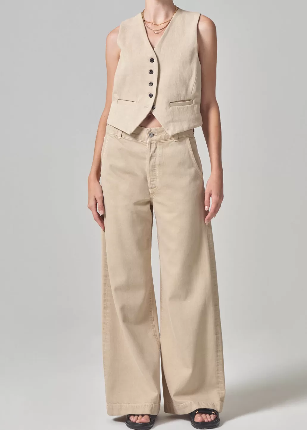 Citizens Of Humanity Beverly Trouser Taos Sand Online