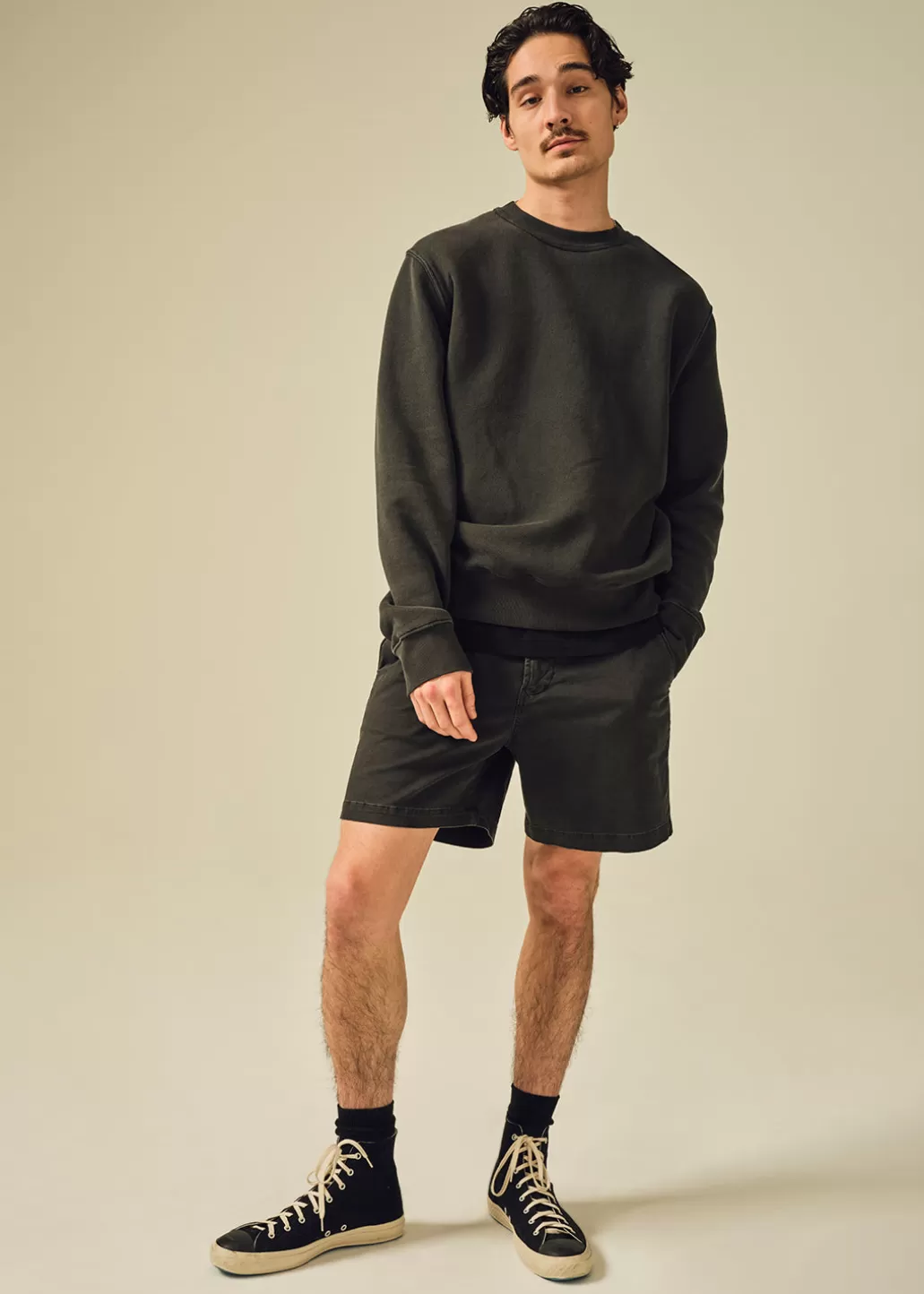 Citizens Of Humanity Finn Chino Short Charred Cedar Outlet