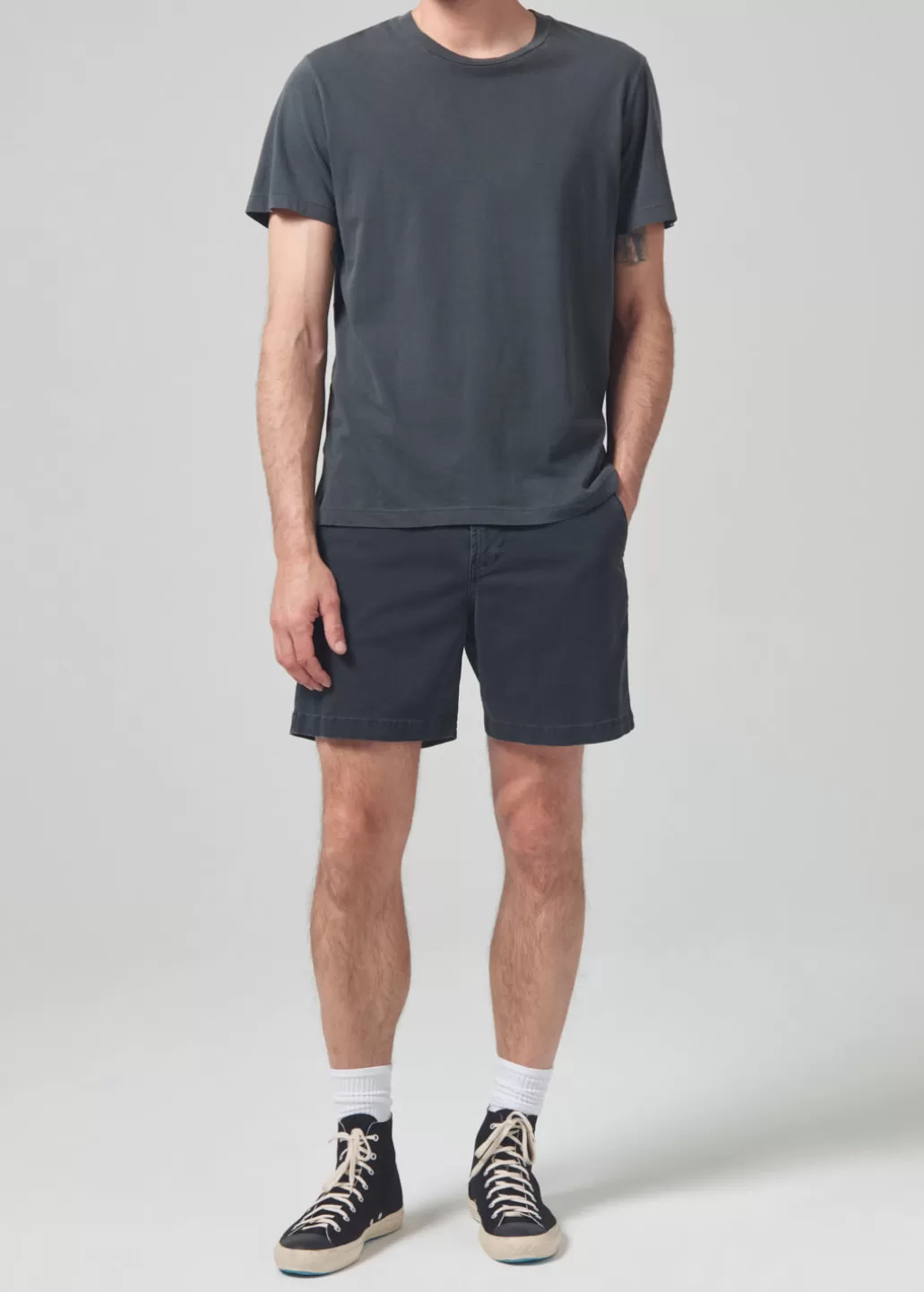 Citizens Of Humanity Finn Chino Short Charred Cedar Outlet