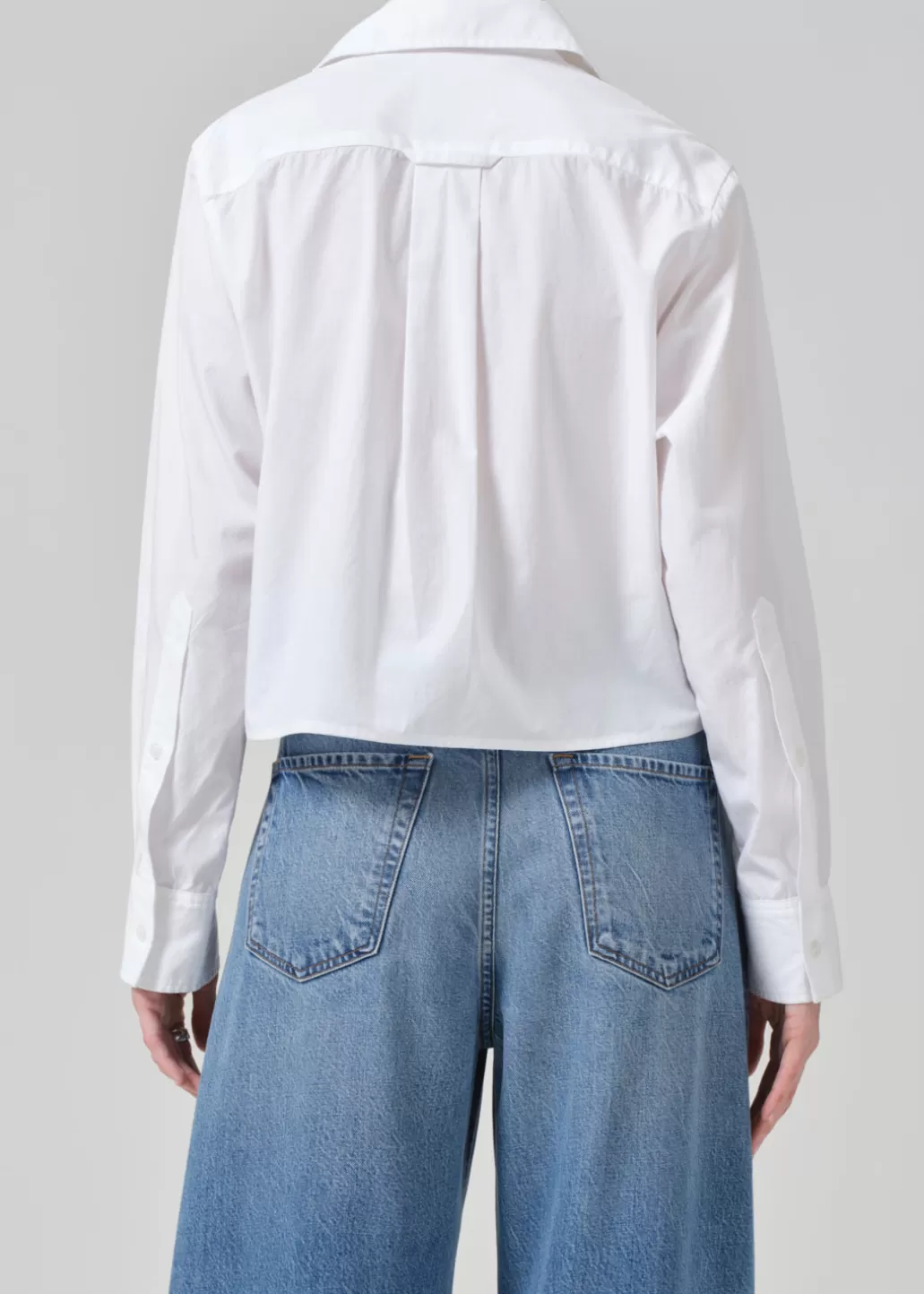 Citizens Of Humanity Fino Cropped Shirt Optic White Online