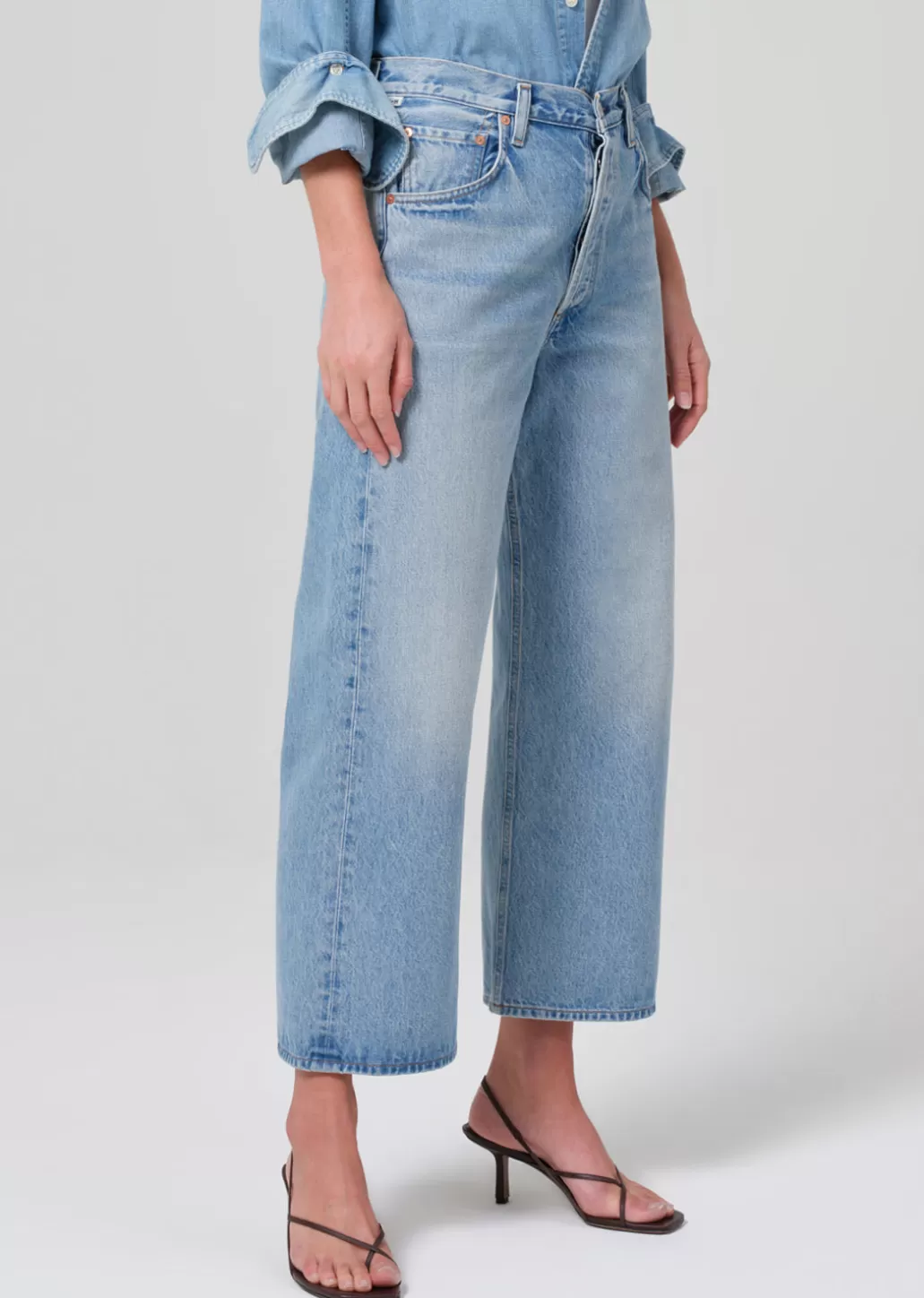 Citizens Of Humanity Gaucho Vintage Wide Leg Misty Cheap