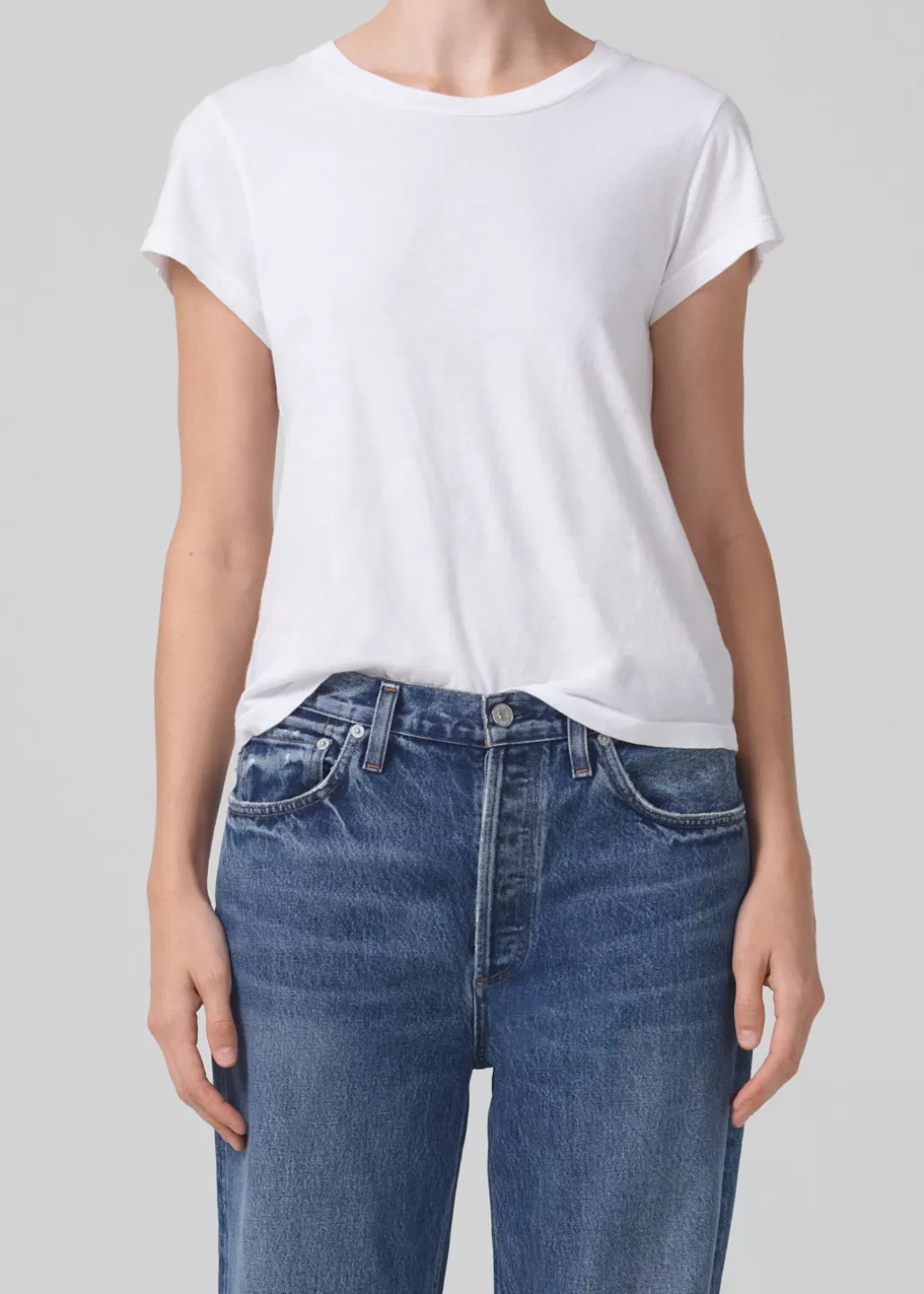 Citizens Of Humanity Juliette Slim T-Shirt White Outlet