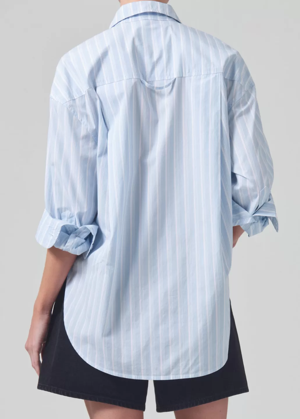 Citizens Of Humanity Kayla Shirt Marino Stripe Best Sale