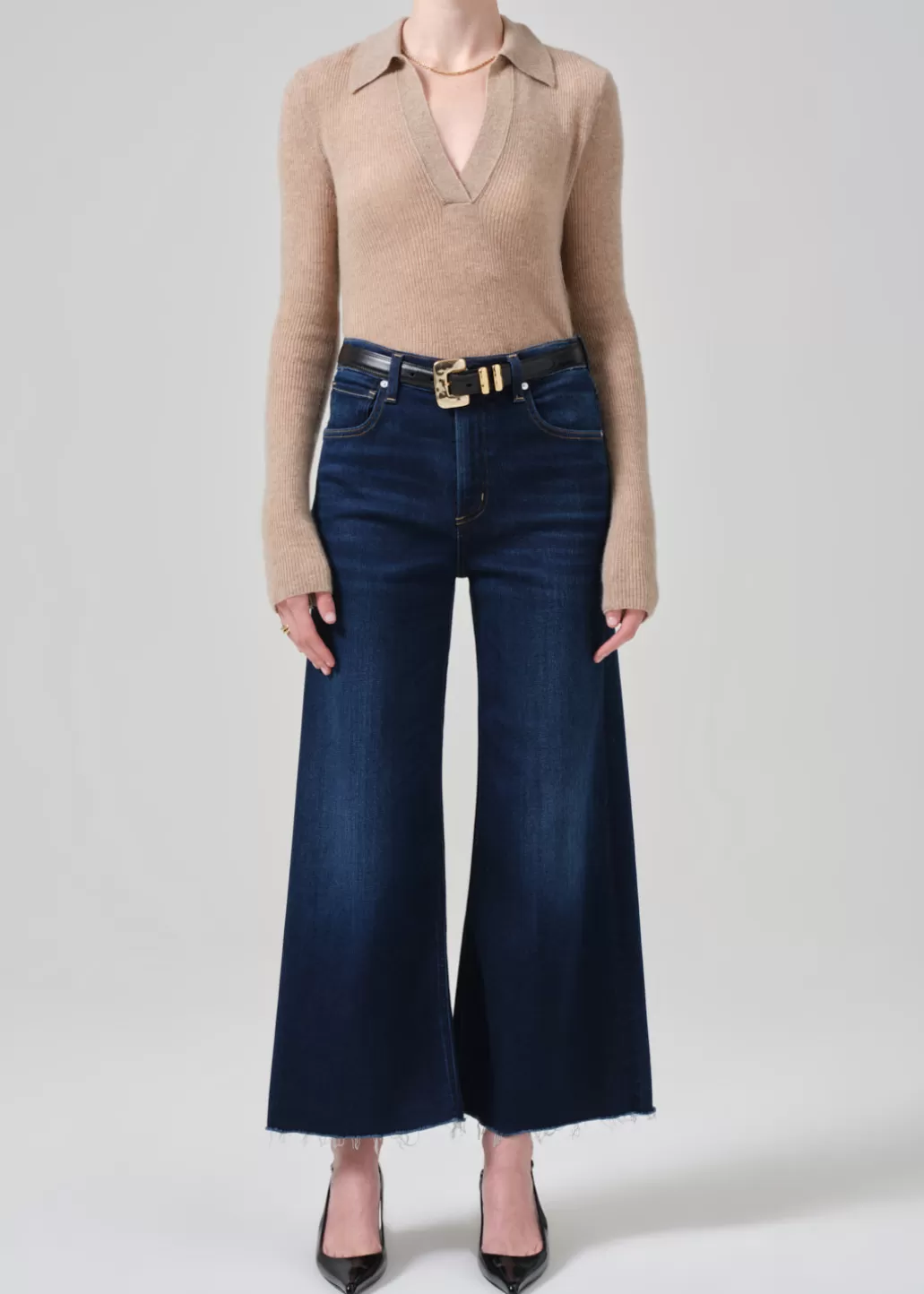 Citizens Of Humanity Lyra Wide Leg Crop Lotus Store