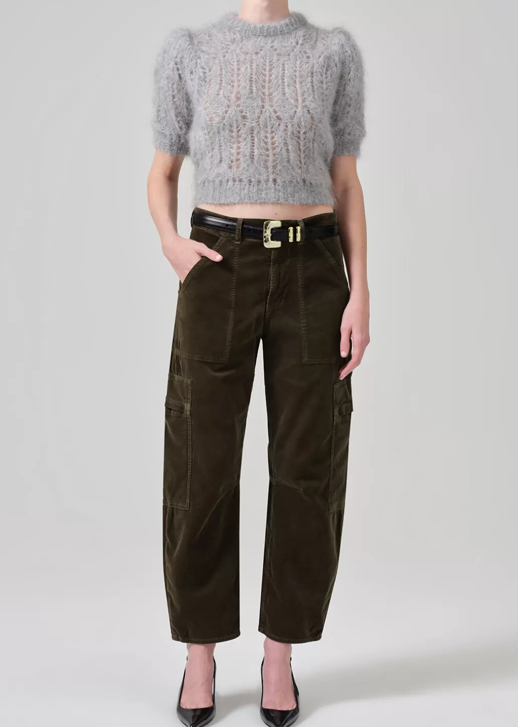 Citizens Of Humanity Marcelle Low Slung Easy Cargo Corduroy Costes Sale