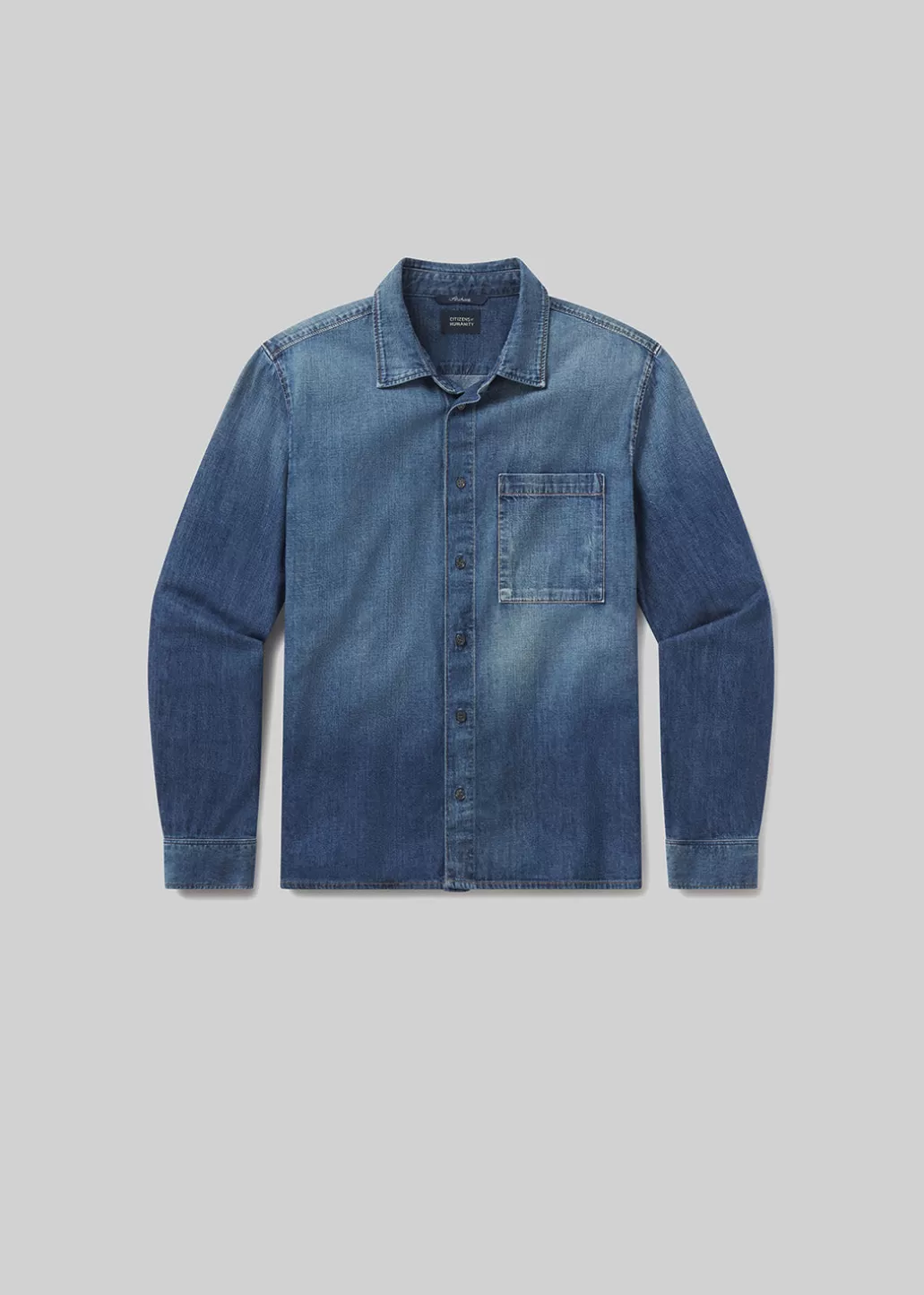 Citizens Of Humanity Rework Shirt Chambray Nile Best Sale