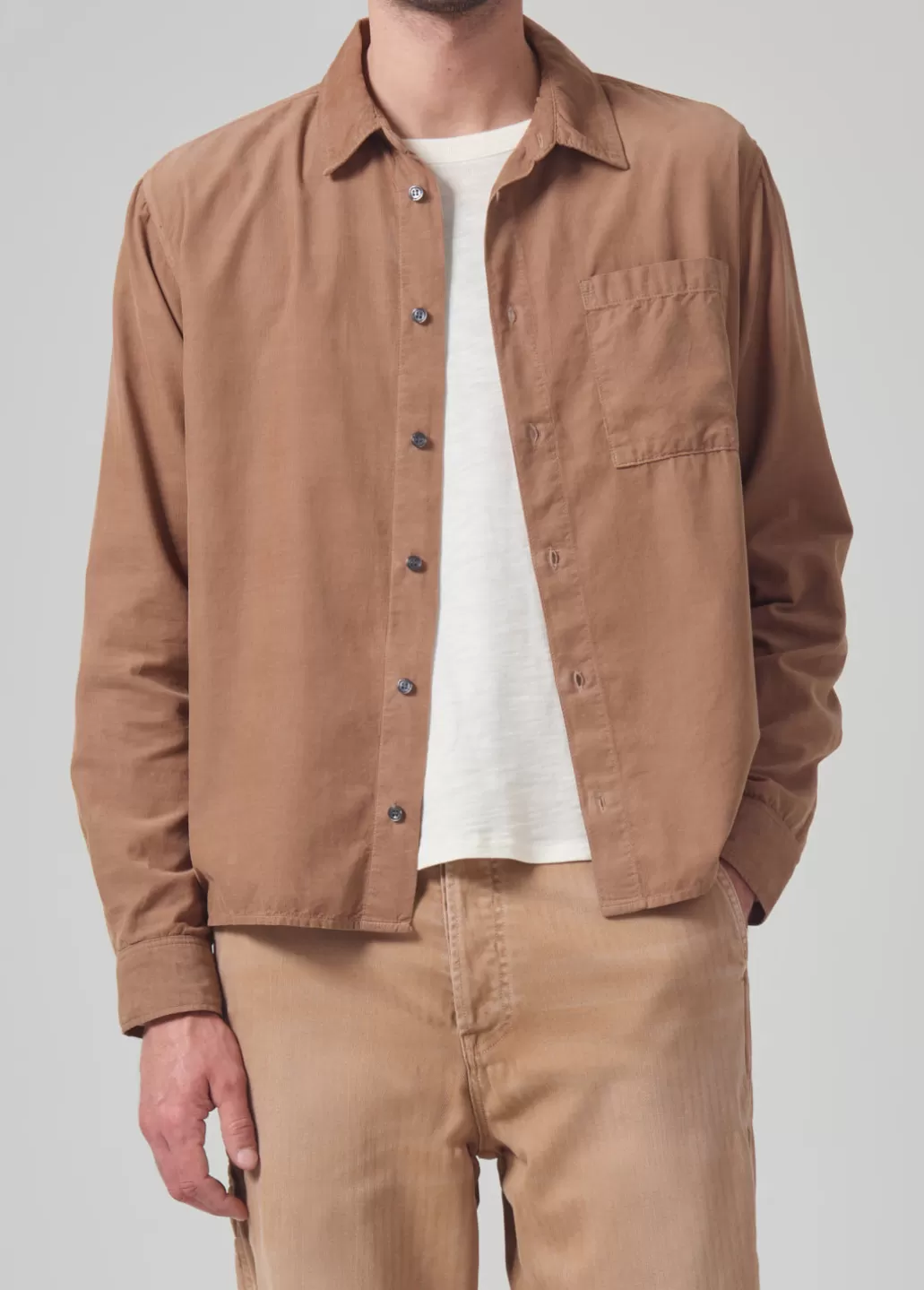 Citizens Of Humanity Rework Shirt Corduroy Sahara Best Sale