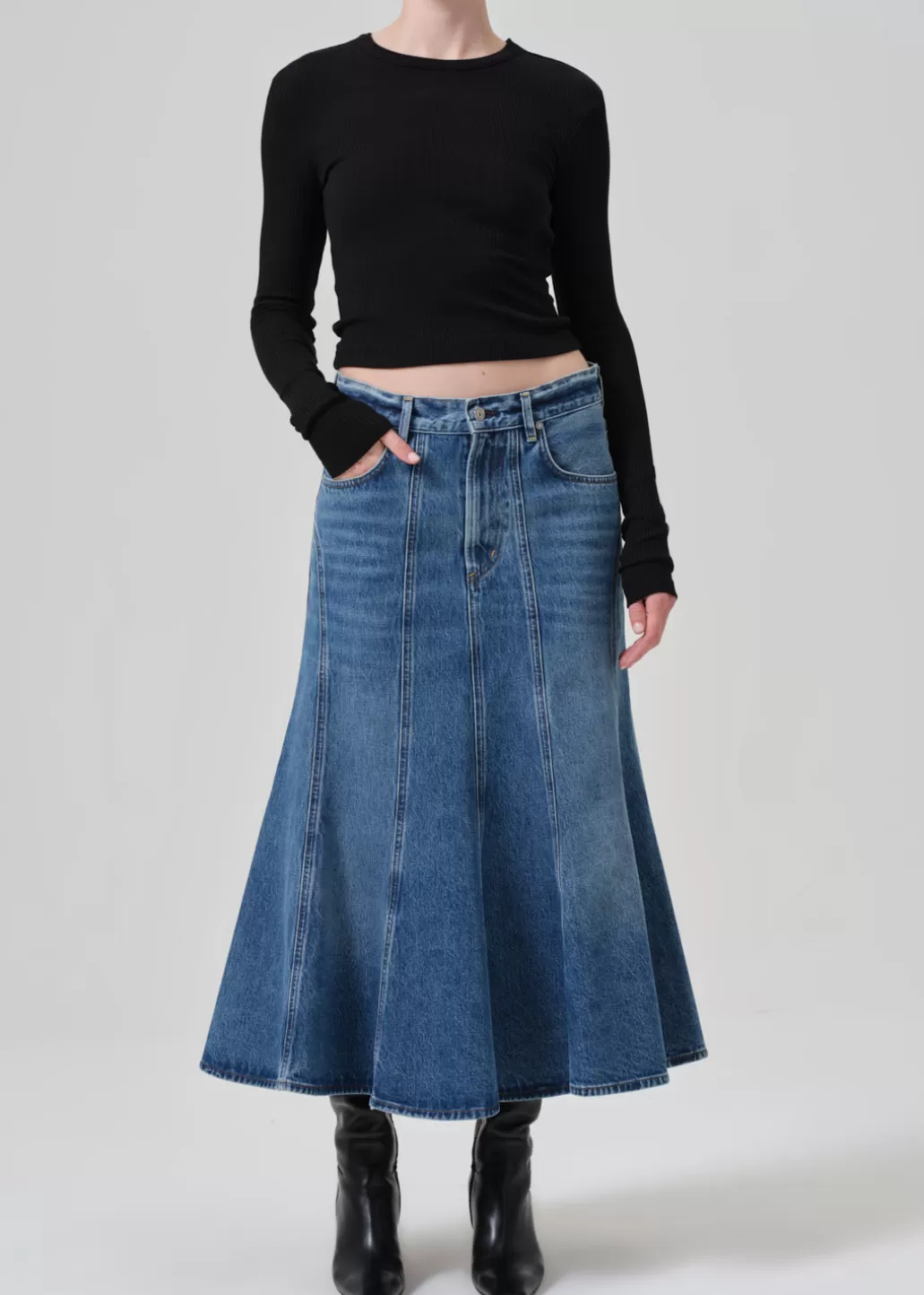 Citizens Of Humanity Riva Seamed Skirt Ferrara Outlet