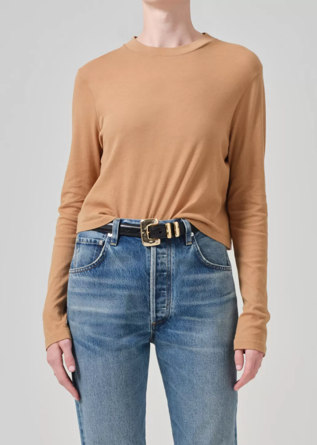 Citizens Of Humanity Sabine Cropped Long Sleeve Ambra Outlet