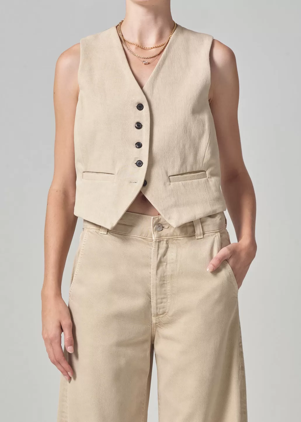 Citizens Of Humanity Sierra Vest Taos Sand Online